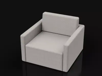 Armchair Model Scale 3D print model