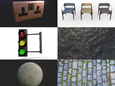 Architectural 3D Model Mega Pack Texture