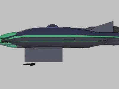 SQ Conqueror - Multirole space corvette class with Phalanga-XN 3D print model