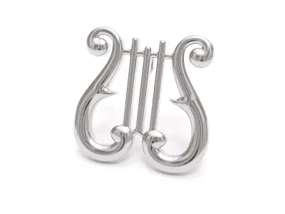 Musical Stand Pendant 3d Model 3D print model