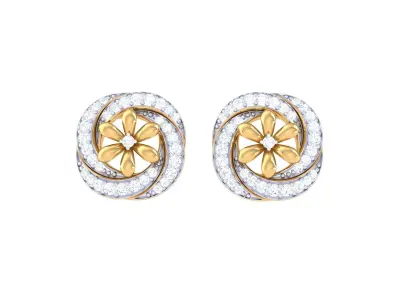 GemStone Diamond Light weight earring 45 3D print model
