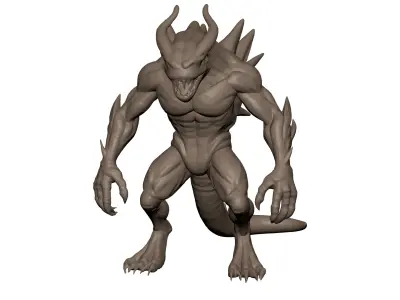 Realistic 3D Model Render  Apex Predator Monster 3D model