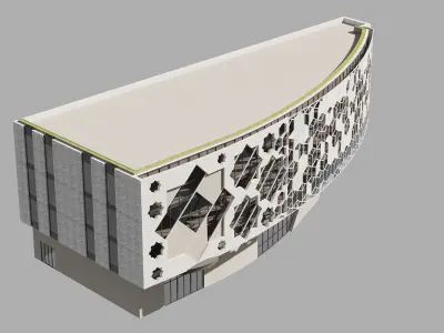 biulding exterior design 3D model