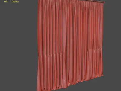 Curtain - 3D model