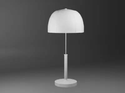 Classical Modern Green Lamp Low-poly 3D model
