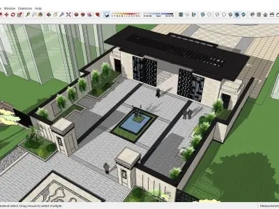 Sketchup Entrance B4 3D model