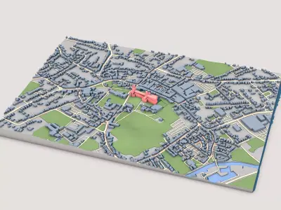 Ely Cathedral Cambridgeshire United Kingdom 3D model