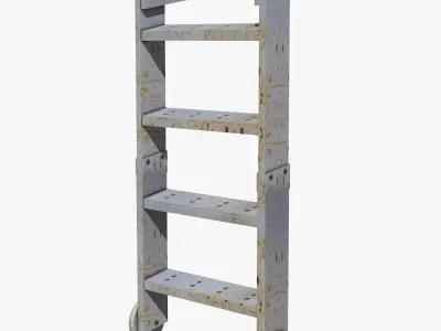 Ladder metal 3D model