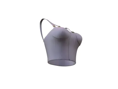 Bra Top v1 005 Low-poly 3D model