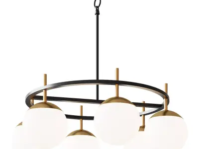  Kovacs Alluria 6 Light 27 Wide Chandelier  3D model
