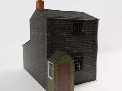 British Row Home 02 3D model
