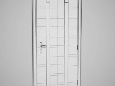CGAxis Door 3D model 25