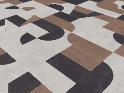 Tile Mutina Puzzle n2 3D model