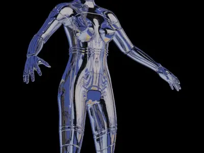 Women Robot Hajime Sorayama  3D model