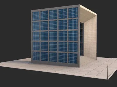 La Grande Arche 3D model