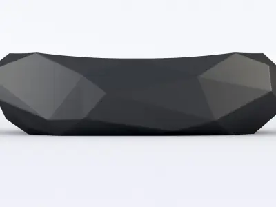 Cuba Deca de Apoio Oval Facetada L1093 3D model