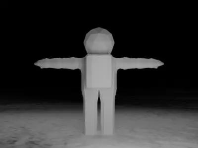 Astronaut - BE  - Stylized Lowpoly Character Low-poly 3D model