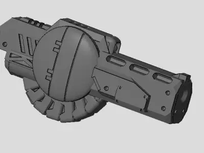 CHIBI-TECH SD - PYTHON VII GUNPOD          3D print model