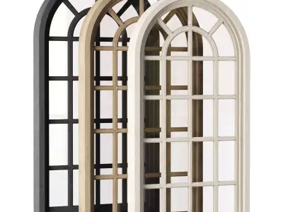 Arch Windows V5 Low-poly 3D model