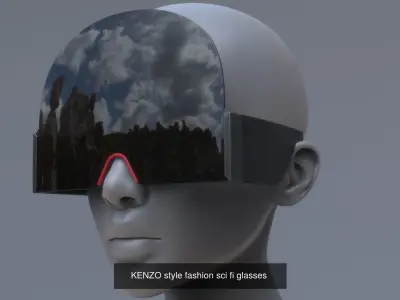 Fashion Sci fi glasses pack x7