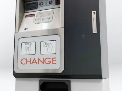 Change Machine Low-poly 3D model