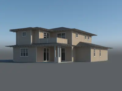 Generic House 007 3D model