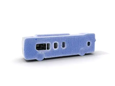 Modern Urban Bus model pack Low-poly 3D model