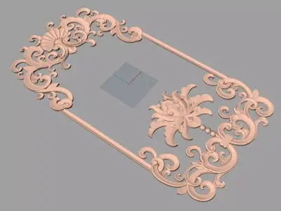 Artcam Aspire 3D relief models STL Files used for CNC E571 3D model