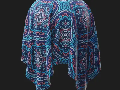 Traditional Fabric Texture Maps Texture