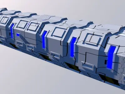 Sci Fi Corridor  3D model