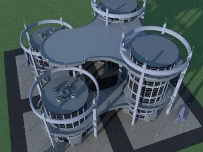 SpiderWare City Block 3D model