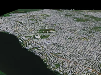 Mbandaka - Democratic Republic of the Congo 3D model