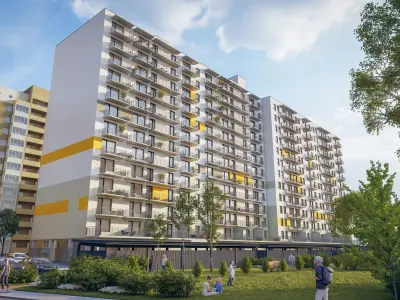 Residential building archicad skp and lumion 12 scenes  3D model