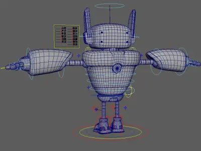 robot 002 3D model