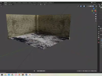 The old empty place Free 3D model