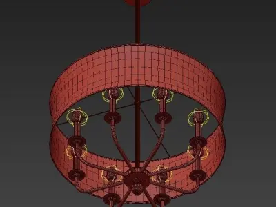Ethan Allen Chandelier 3D model