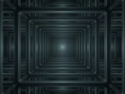 Sci Fi corridor 3D model