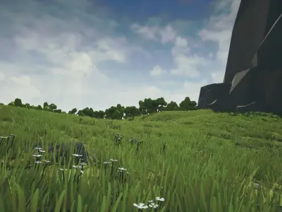 Low poly nature environment pack Low-poly 3D model