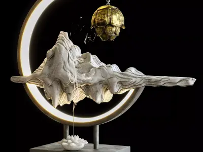 Modern decor Statuette 3D model