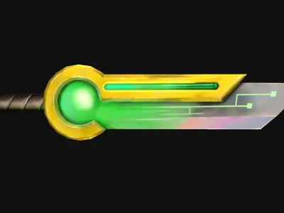 Stylized Sci-Fi Collection Low-poly 3D model