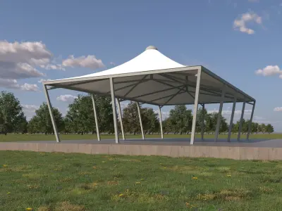 Textile Membrane 3 3D model