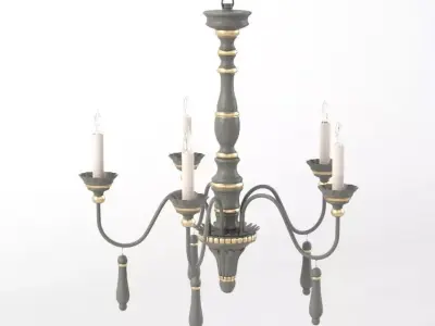 Agen Small Chandelier 3D model