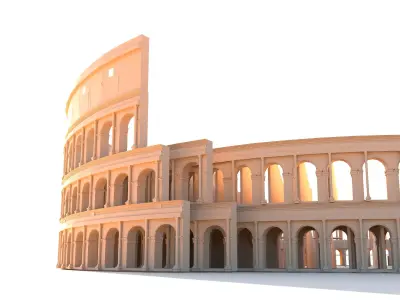 Coliseum 3D Model 3D model