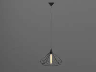 Hanging Ceiling Lamp 6 3D model