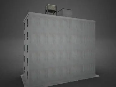 Japan building 13 model in Lightwave 3D 3D model
