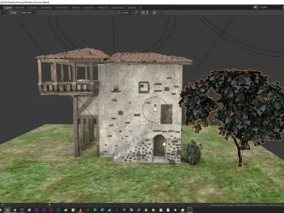 Medieval House 3D model