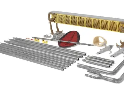 Jabbas Throne Room - Set 2a - Throne Area Attributes  1-12 scale 3D print model