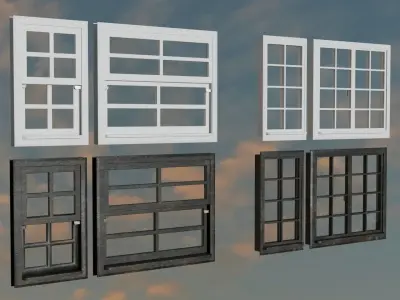 Windows Low-poly 3D model