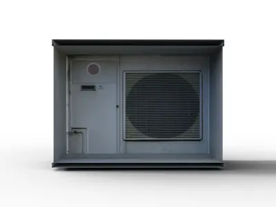 AC Window Free 3D model