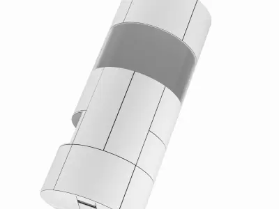 Tubular Outdoor Cabin 3D model